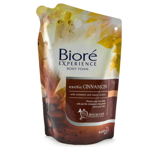 Biore Experience Body Foam Exotic Cinnamon 425ml REFILL